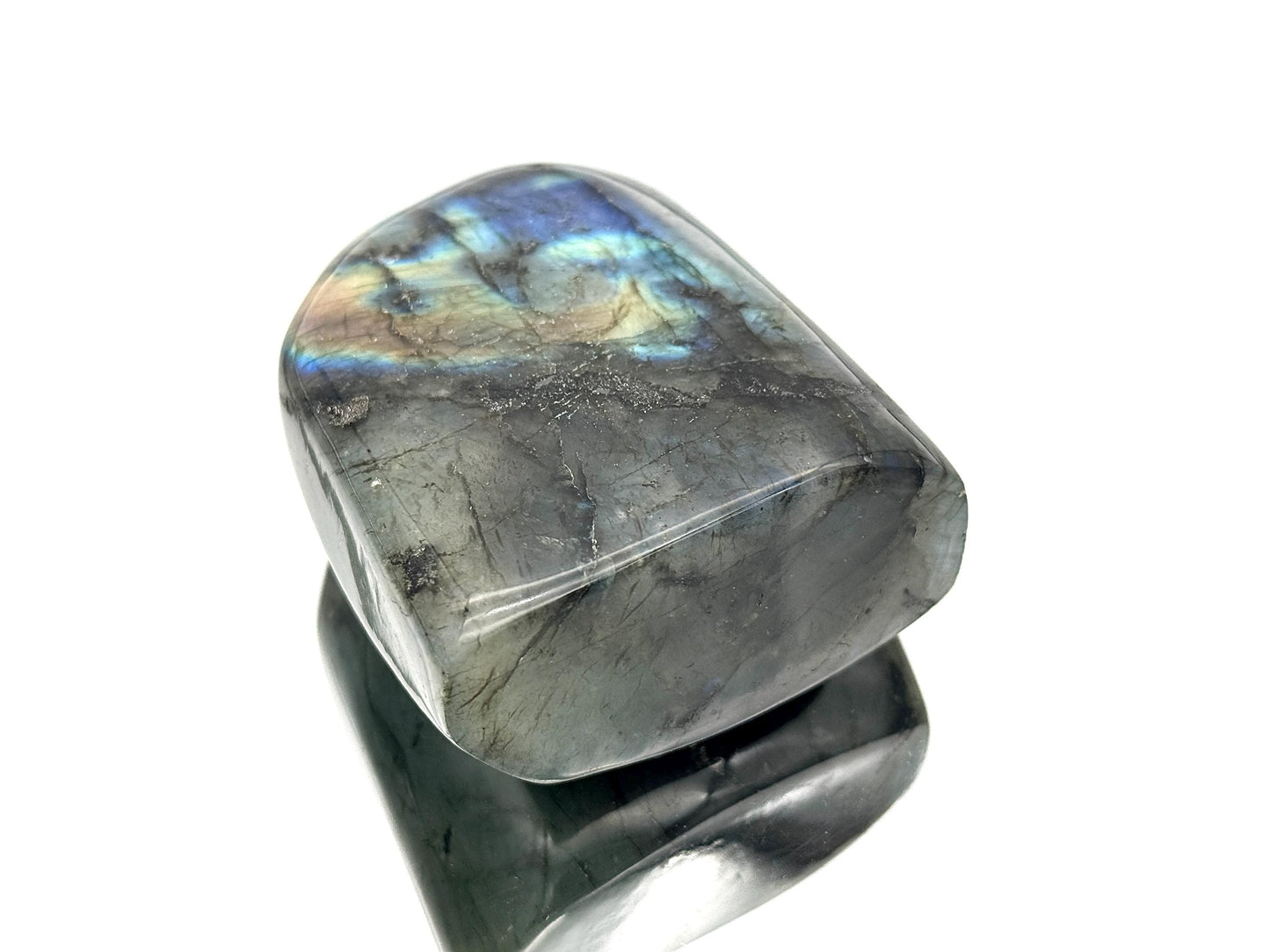 Labradorite Crystal Freeform With Strong Flash 0.45KG - Madagascar - #35