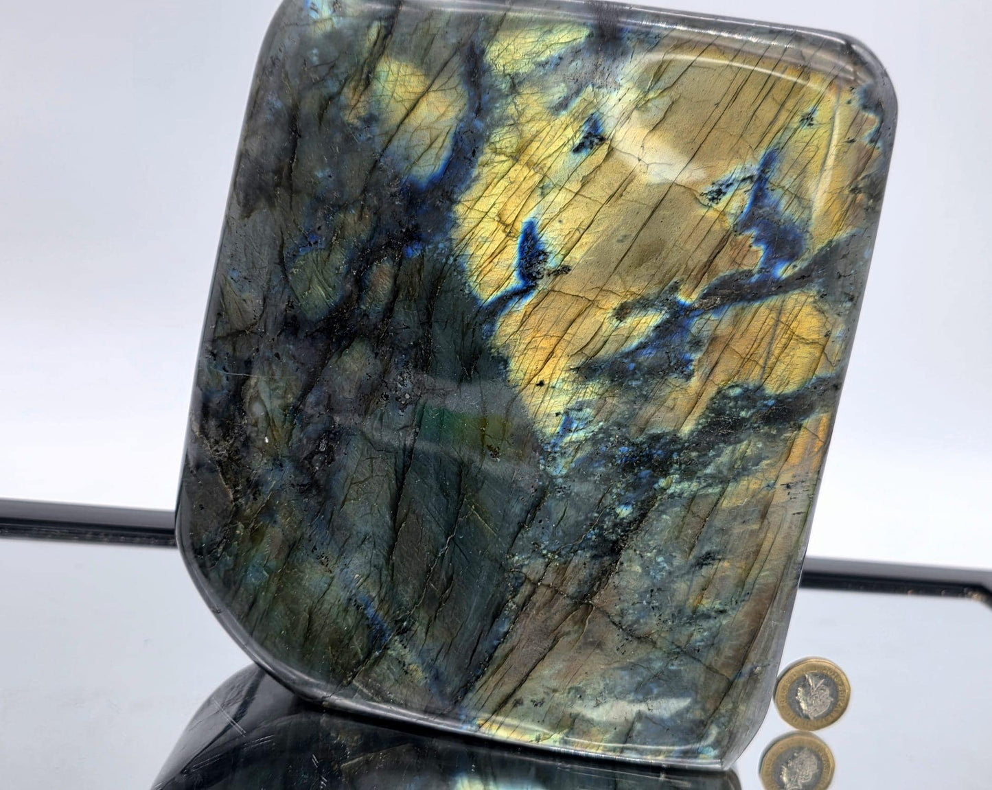 XL Labradorite Crystal Freeform With Strong Flash 5.47KG - Madagascar - #37