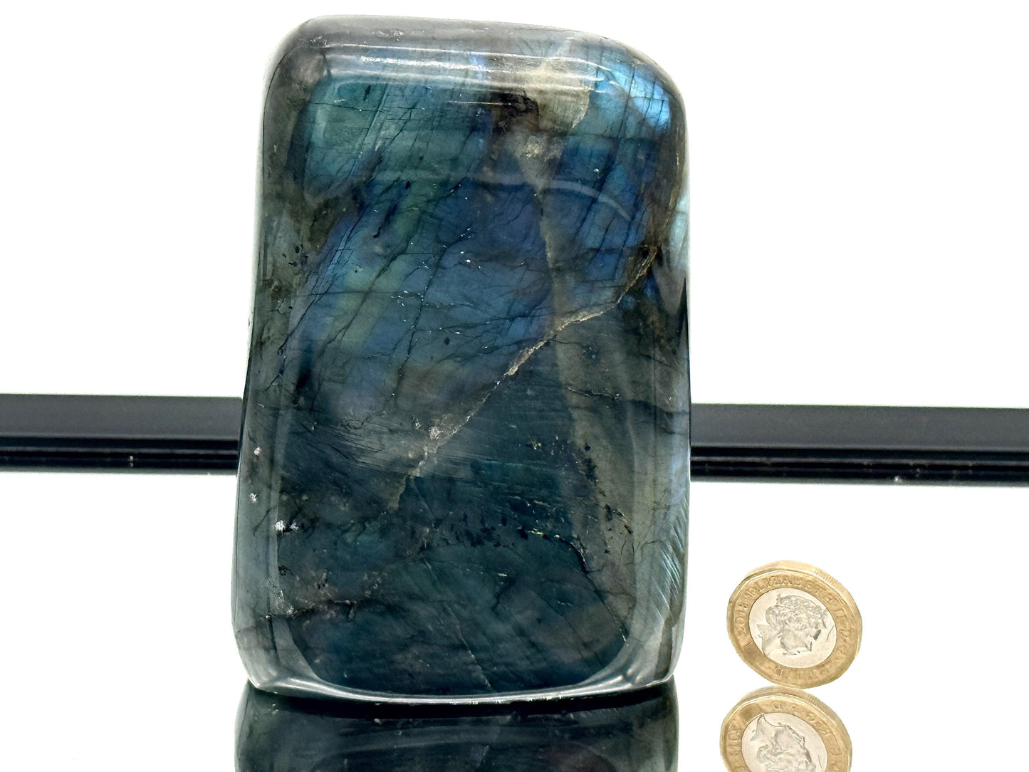 Labradorite Crystal Freeform With Strong Flash 0.65KG - Madagascar - #50