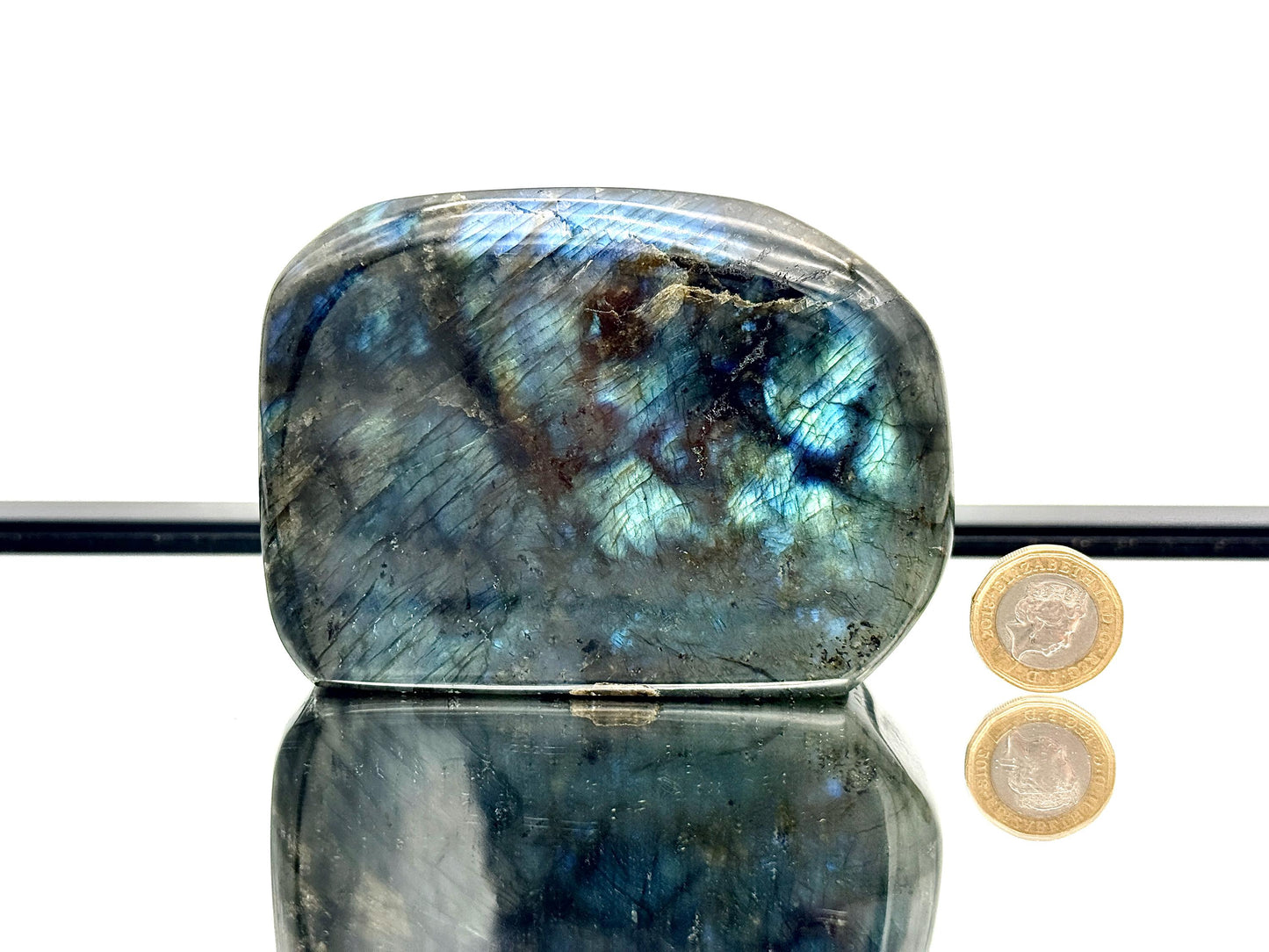 Labradorite Crystal Freeform With Strong Flash 0.60KG - Madagascar - #47