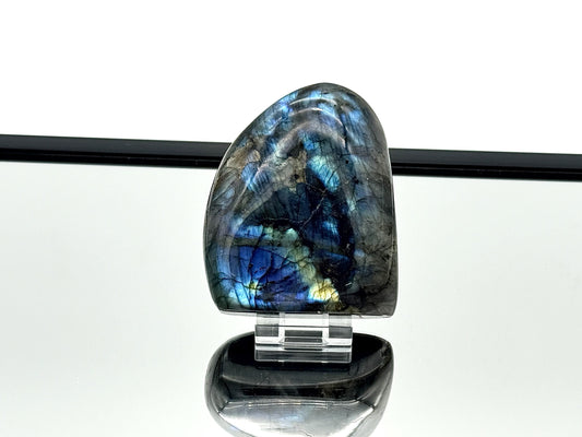 High quality labradorite crystal freeform