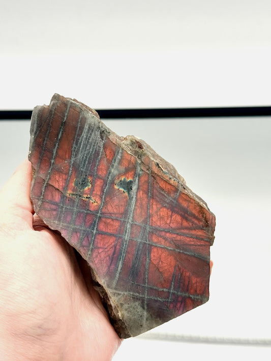 Purple Labradorite Crystal Freestanding (#15)