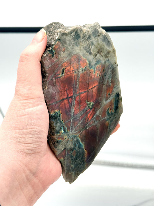 Purple Labradorite Crystal Freestanding (#13)