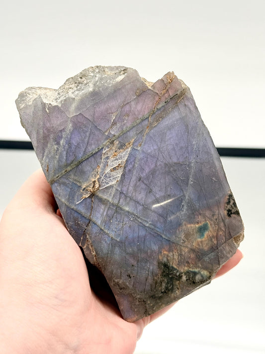 Purple Labradorite Crystal Freestanding (#9)