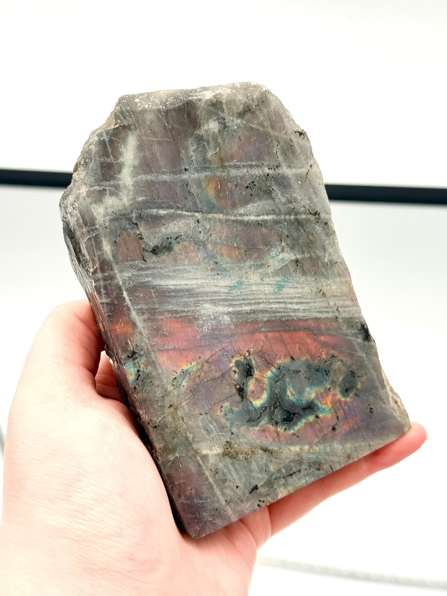 Purple Labradorite Crystal Freestanding (#10)