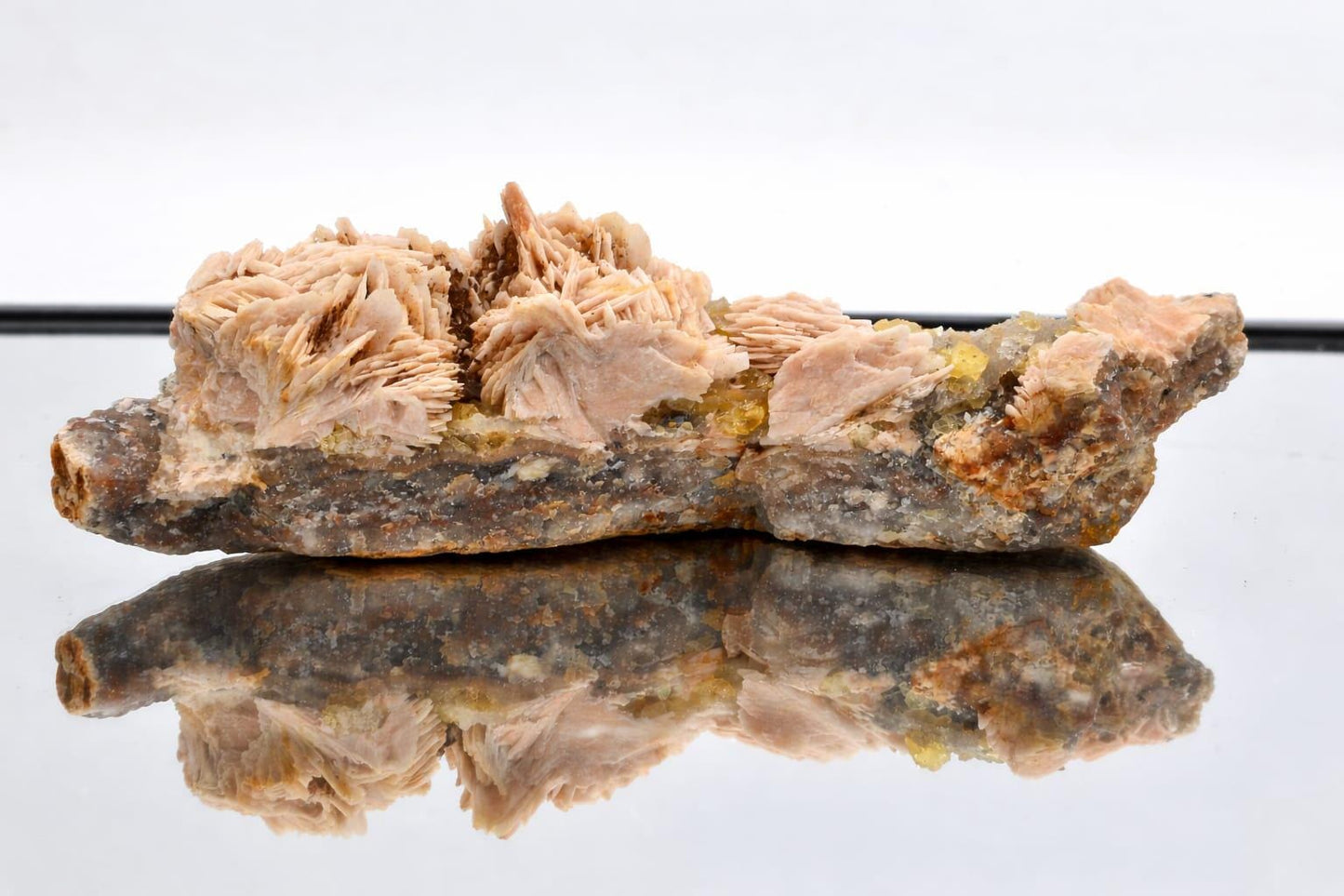 Large Golden Yellow Fluorite with Baryte | High Grade Collector Specimen