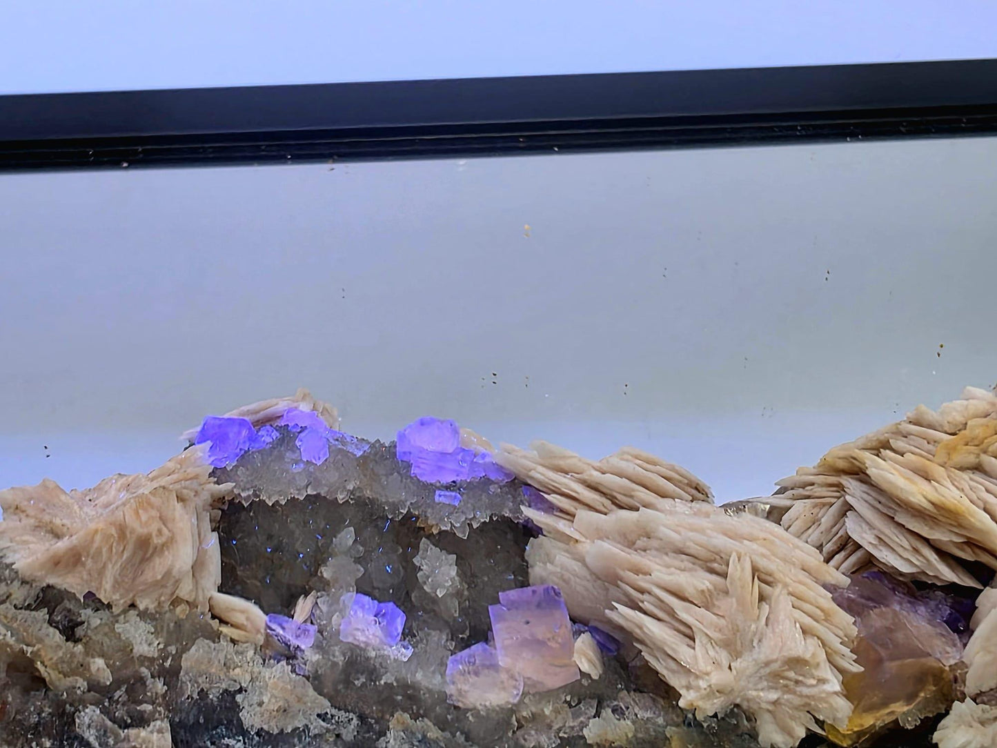 Large Golden Yellow Fluorite with Baryte | High Grade Collector Specimen