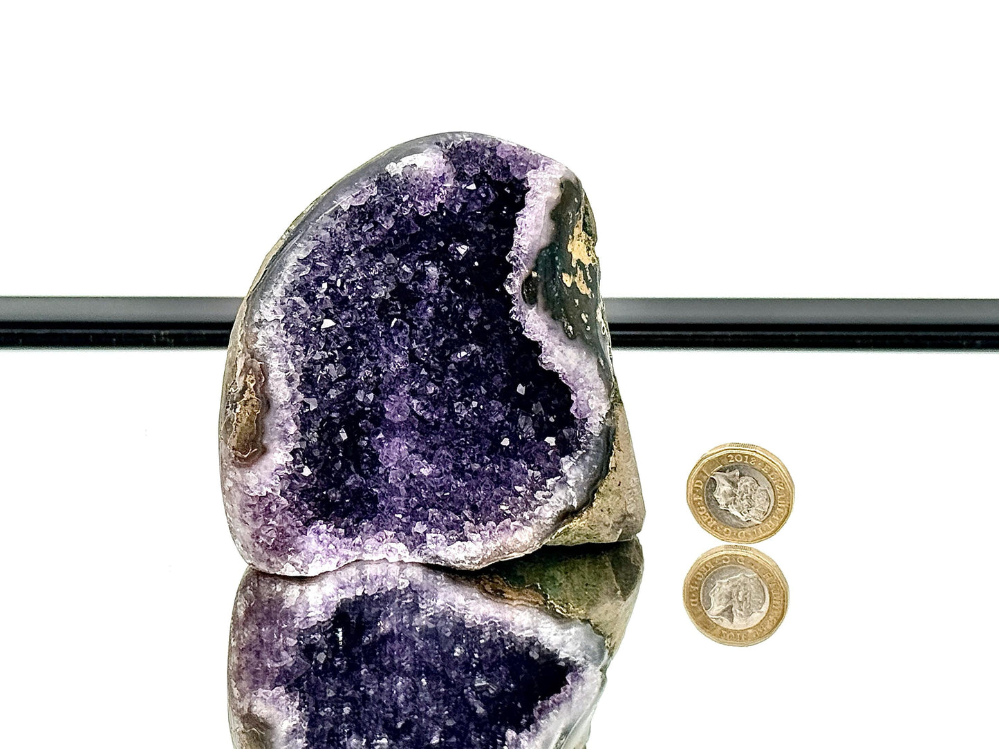 Uruguayan Amethyst Crystal Geode (AMU39)