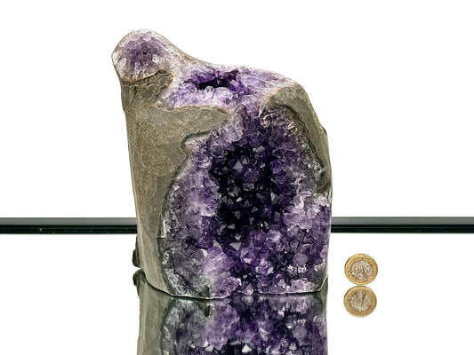 Large Uruguayan Amethyst Crystal Geode (AMU104)