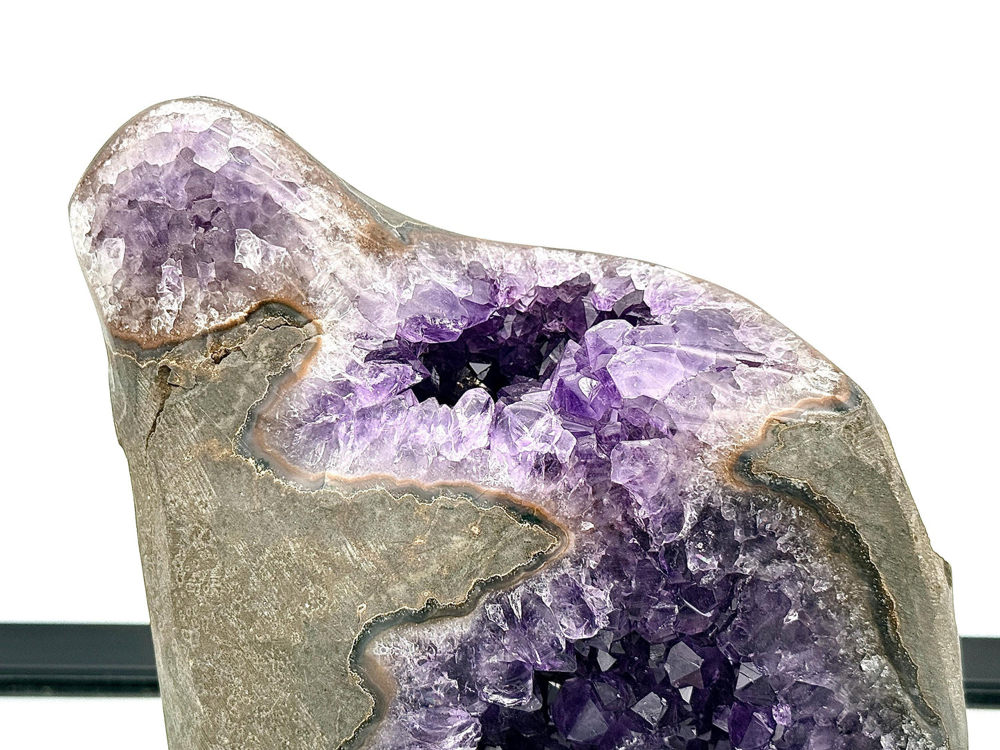 Large Uruguayan Amethyst Crystal Geode (AMU104)