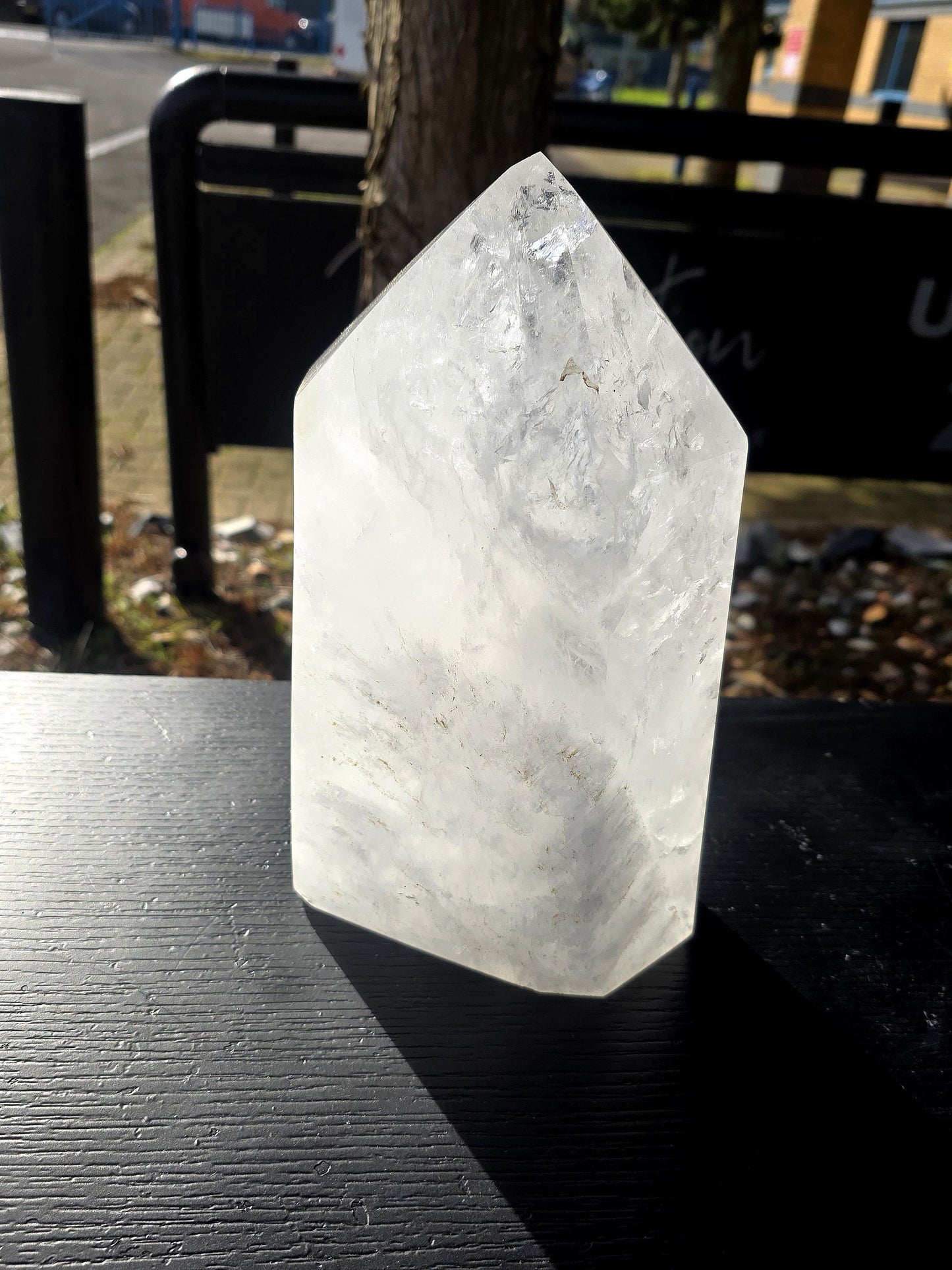 XL Clear Quartz Crystal Prism - Tower 7.29KG  (#DP)