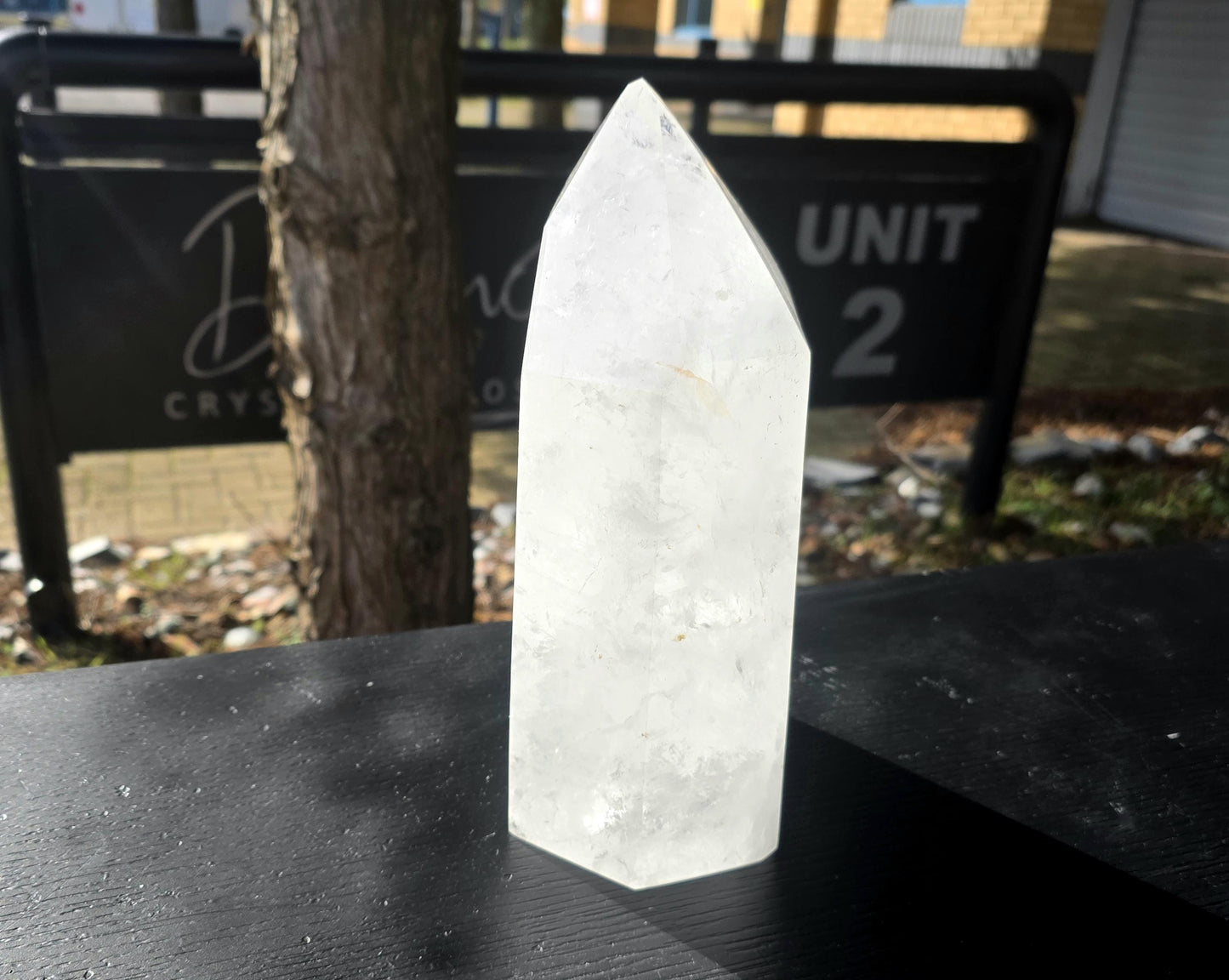 XL Clear Quartz Crystal Prism - Tower 7.29KG  (#DP)