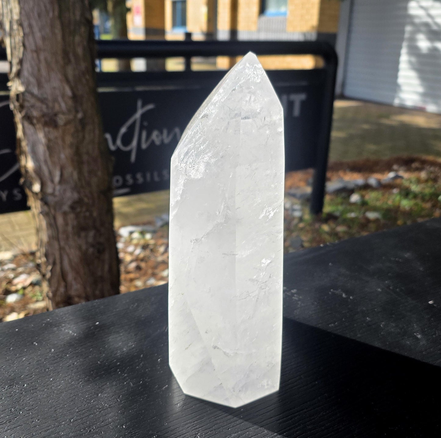 XL Clear Quartz Crystal Prism - Tower 7.29KG  (#DP)