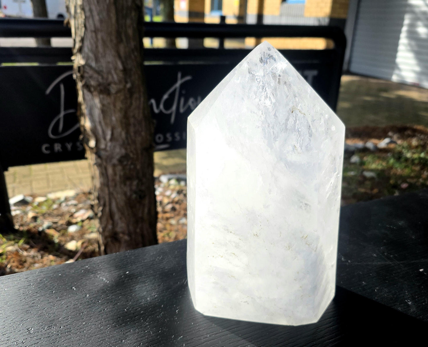 XL Clear Quartz Crystal Prism - Tower 7.29KG  (#DP)