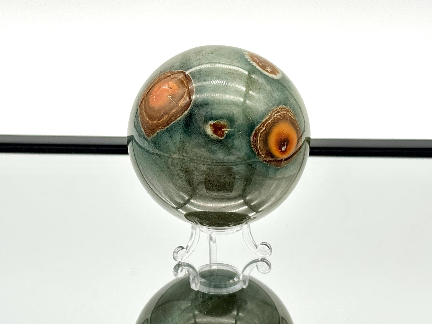 Large Polychrome Jasper Crystal Sphere (#3)