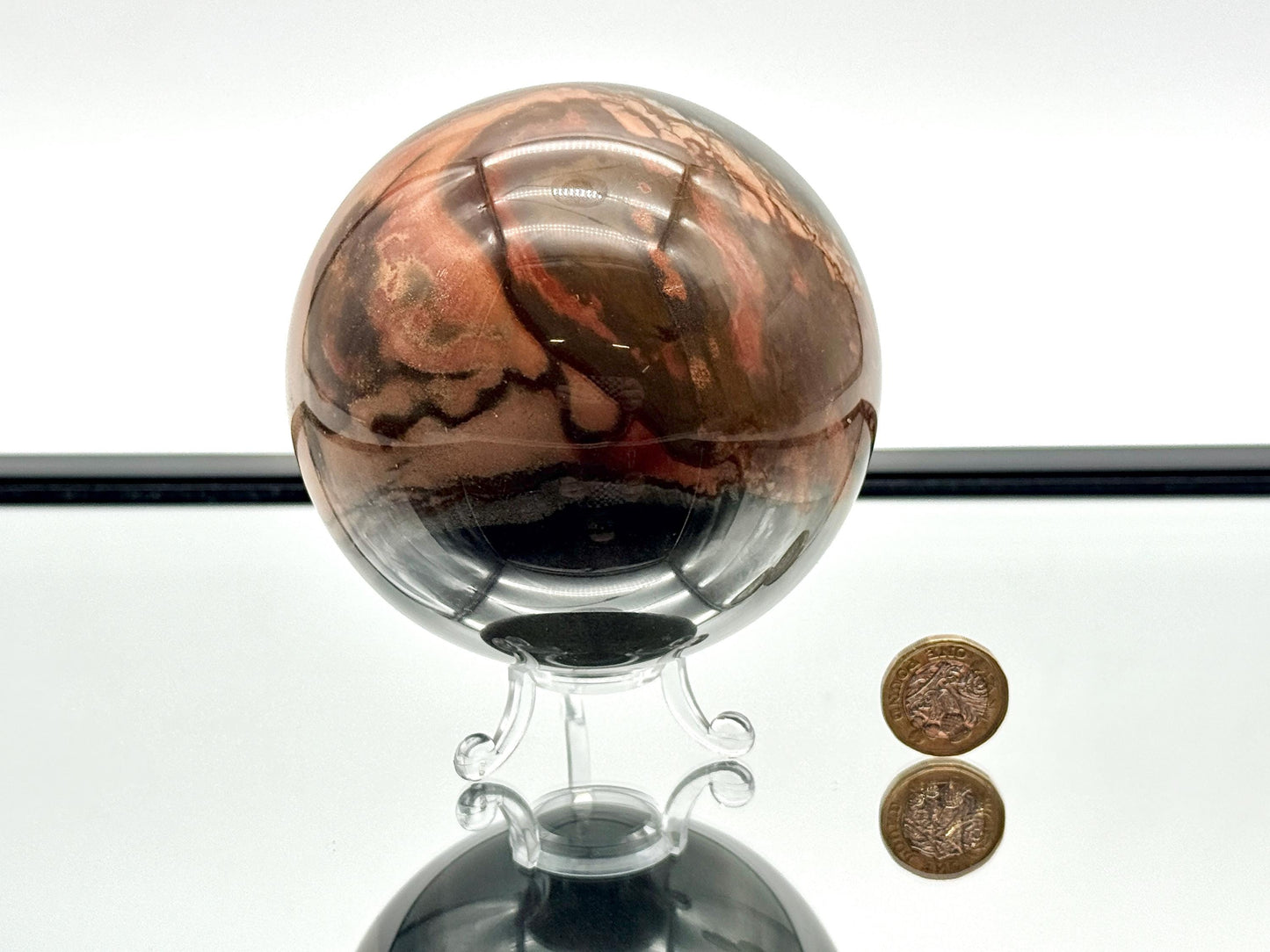 Large Polychrome Jasper Crystal Sphere (#2)
