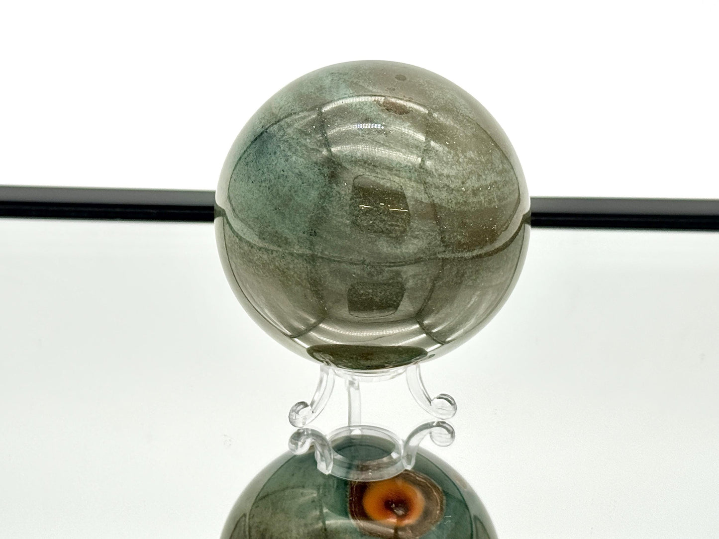 Large Polychrome Jasper Crystal Sphere (#3)