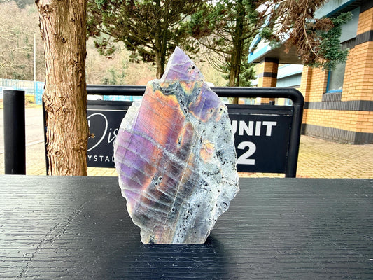 Purple Labradorite Crystal Freestanding (#21)