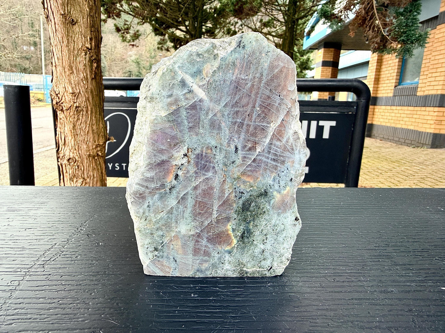Purple Labradorite Crystal Freestanding (#18)