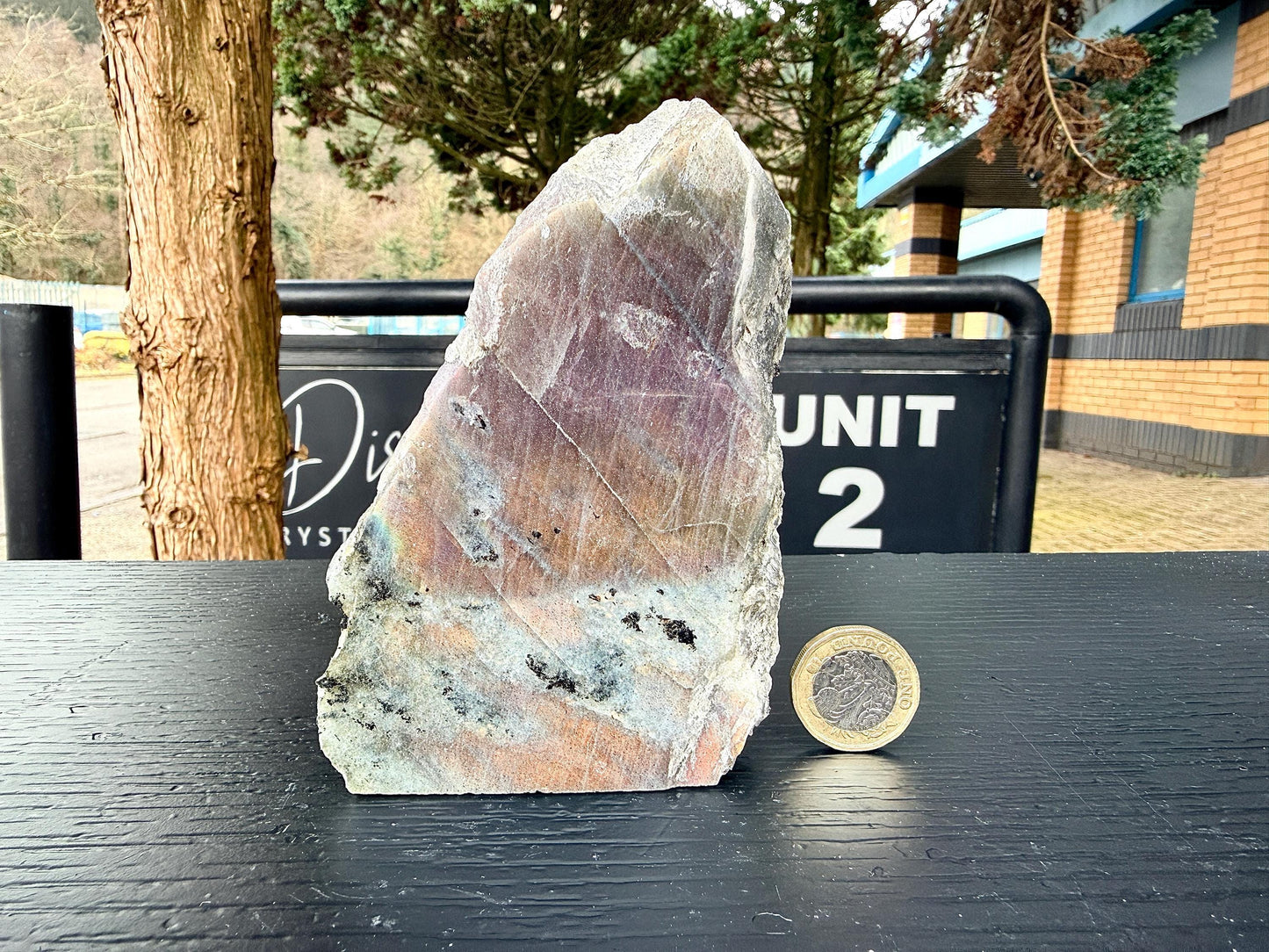 Purple Labradorite Crystal Freestanding (#20)