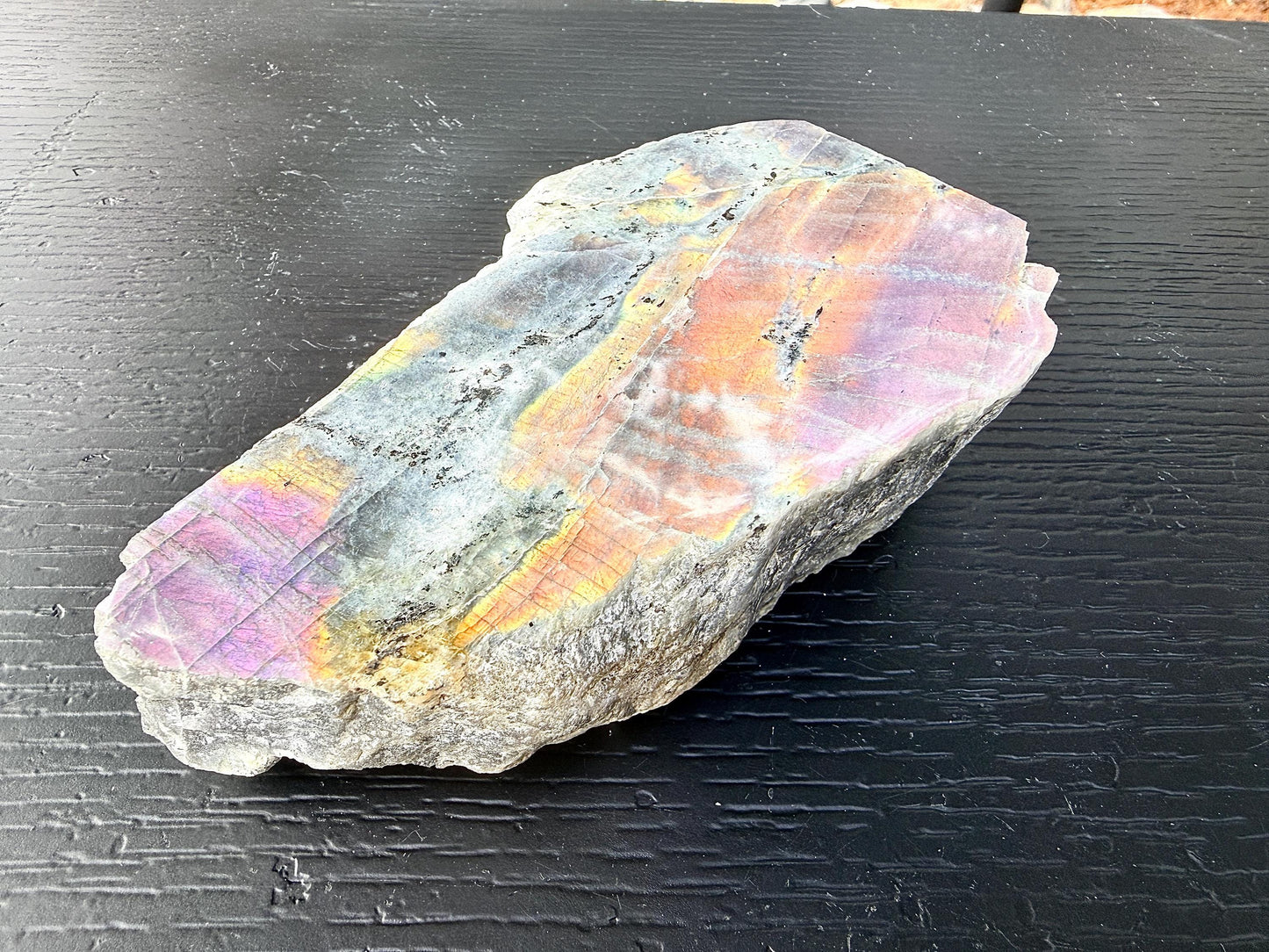 Purple Labradorite Crystal Freestanding (#5)