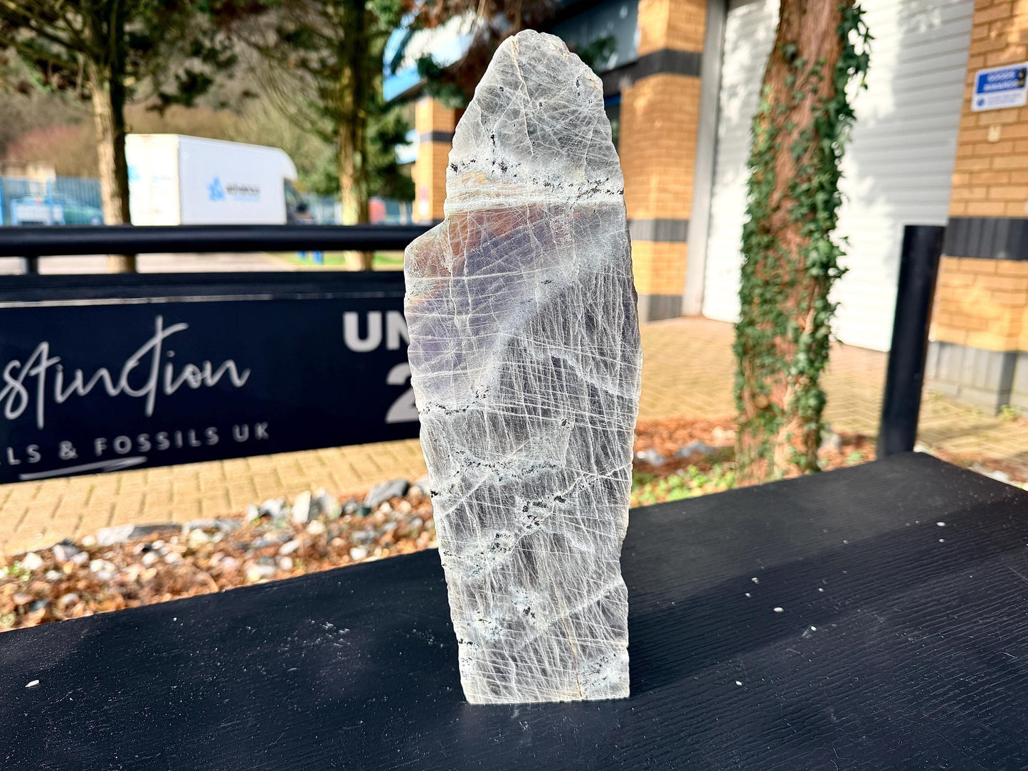 XL Purple Labradorite Freestanding Crystal (#3)