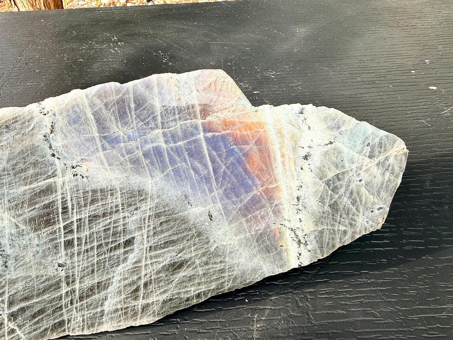 XL Purple Labradorite Freestanding Crystal (#3)