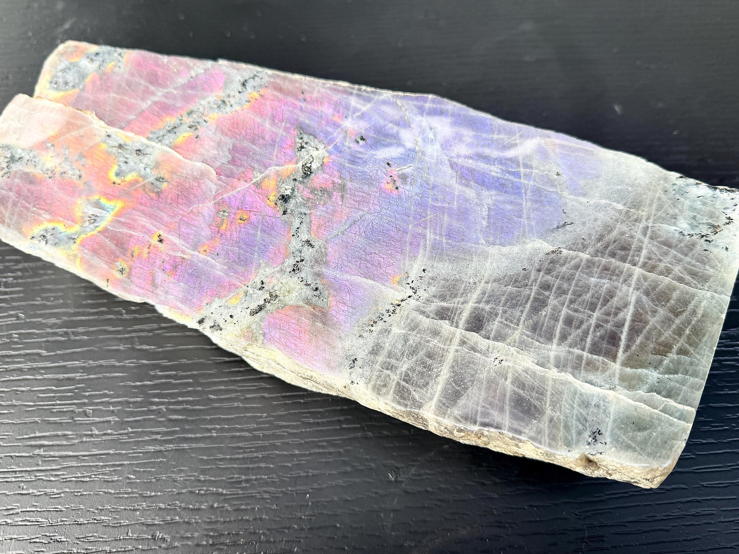 XL Purple Labradorite Freestanding Crystal (#1)