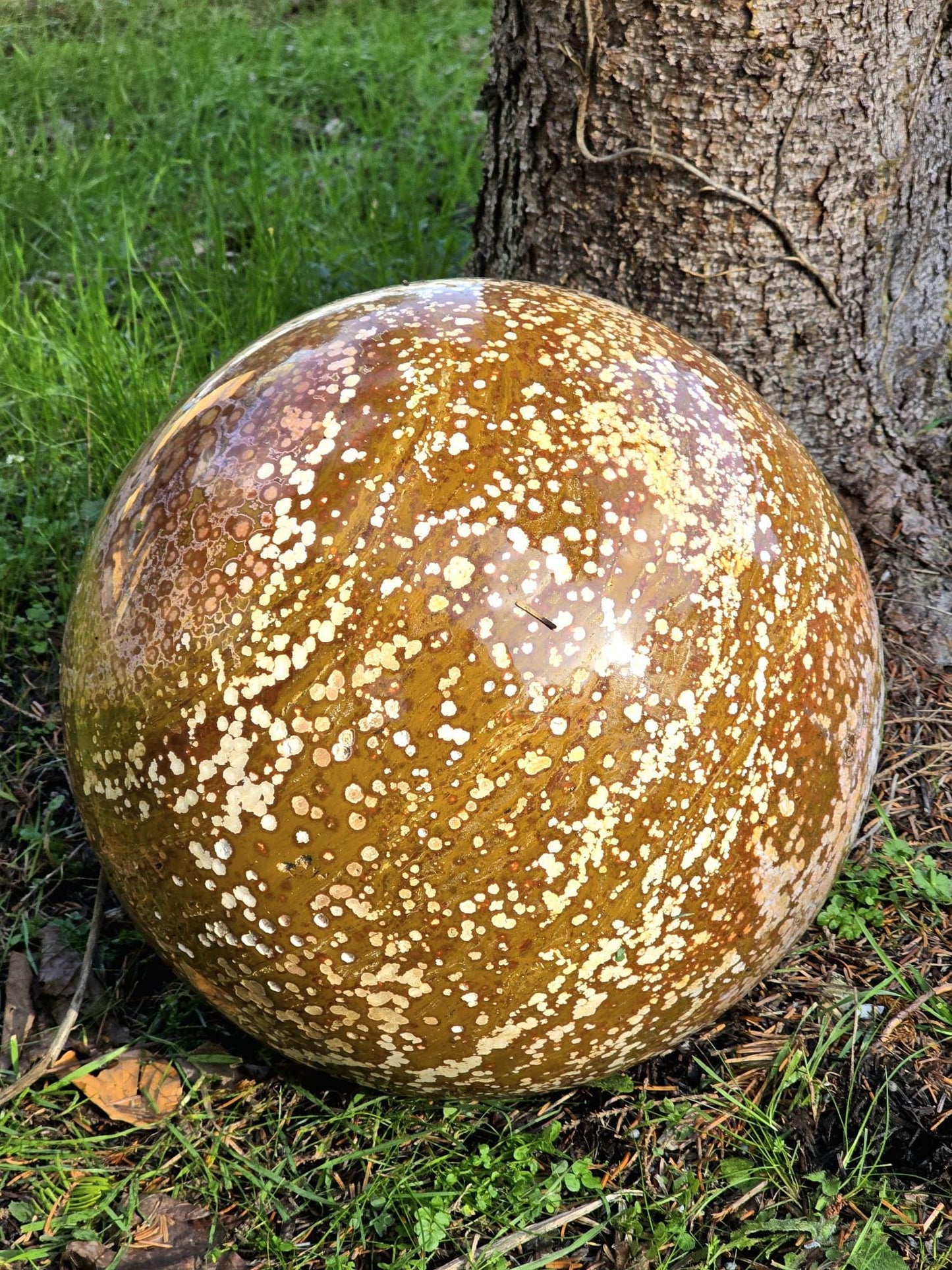XXL Orbital Ocean Jasper Crystal Sphere 47KG