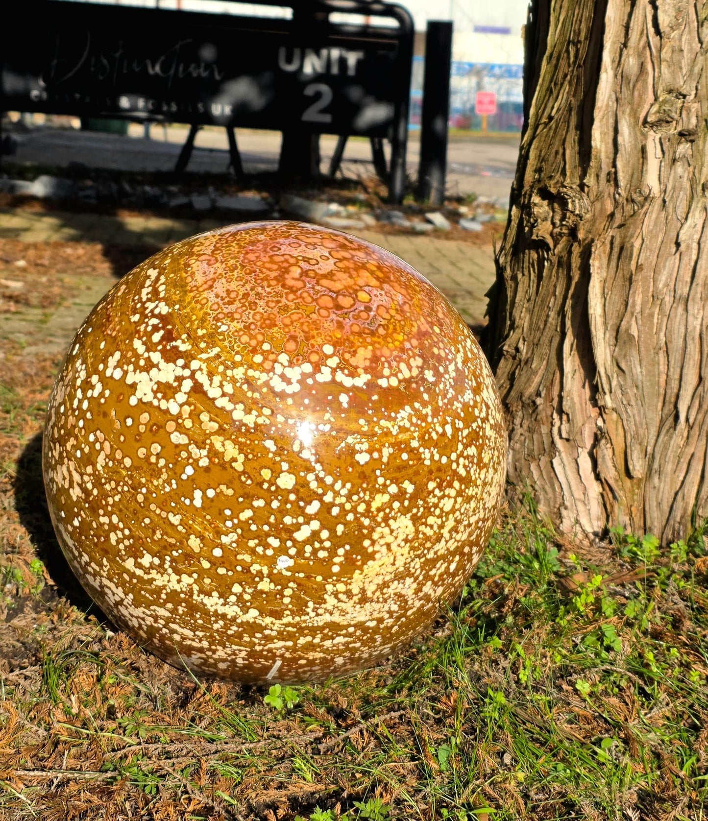 XXL Orbital Ocean Jasper Crystal Sphere 47KG