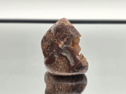 Yellow Fluorite on Polished Quartz Matrix | Collectors Crystal (#2)