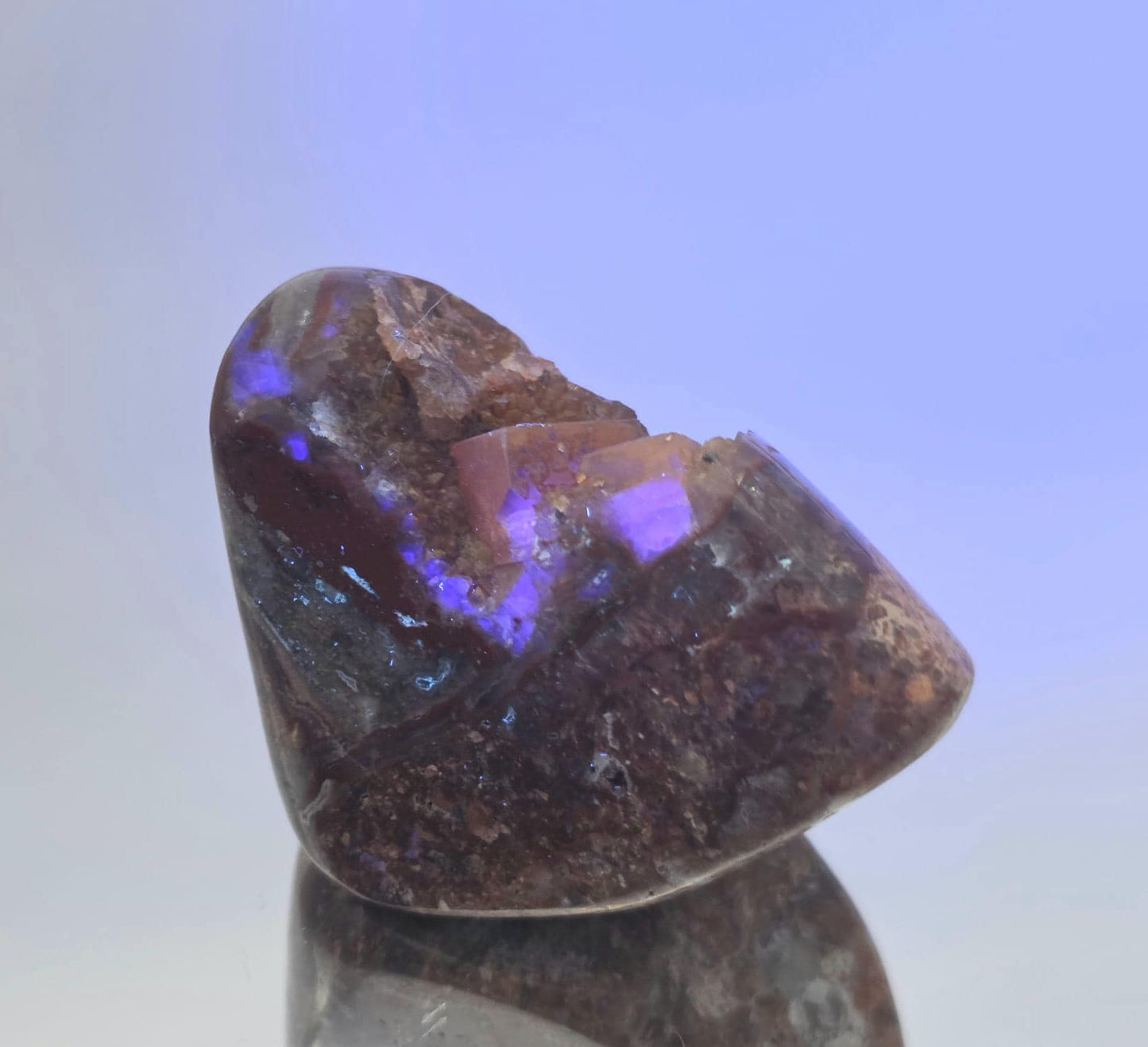 Yellow Fluorite on Polished Quartz Matrix | Collectors Crystal (#2)