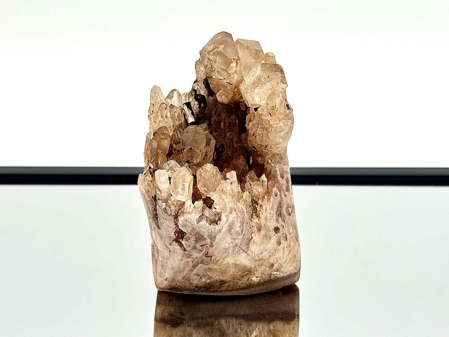 Kundalini Citrine Natural Crystal Cluster With Polished Edge (#1)