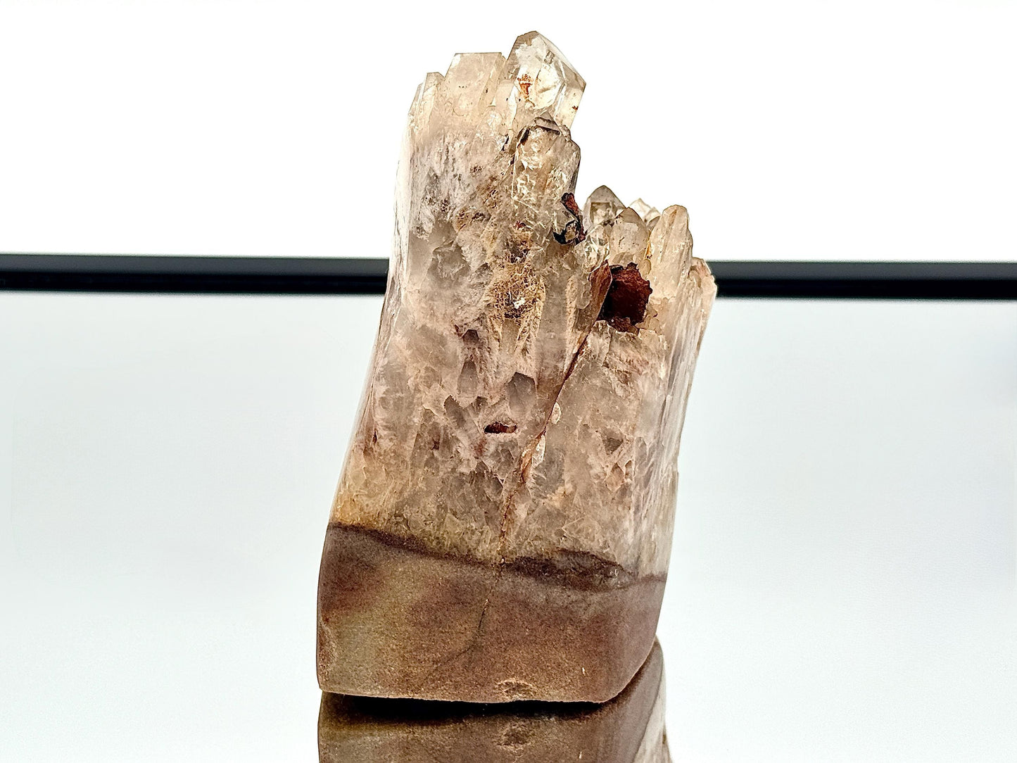 Kundalini Citrine Natural Crystal Cluster With Polished Edge (#1)