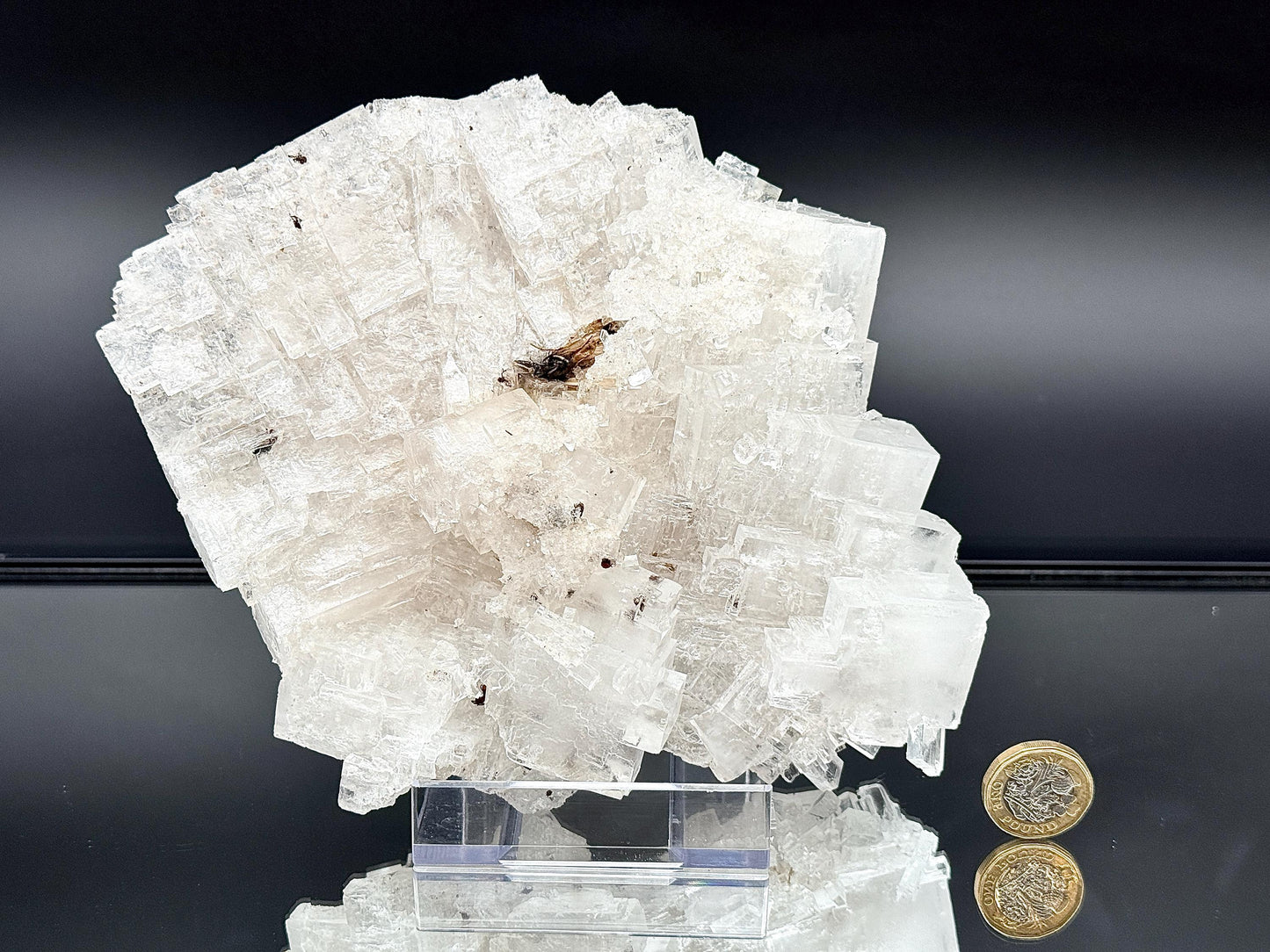Halite Cluster With Moth Inclusions - 0.78kg - Morocco