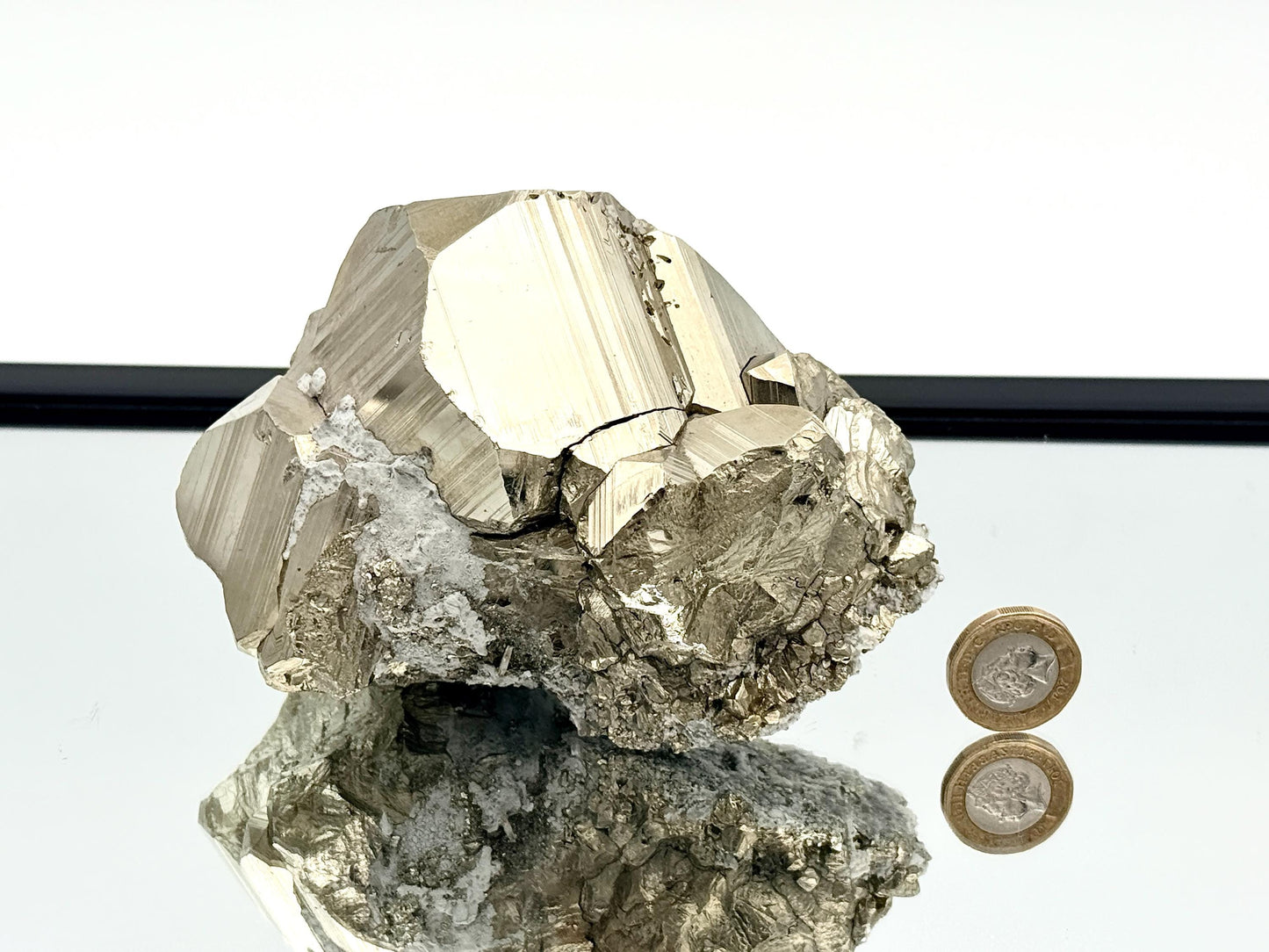 AA Large Cubic Pyrite Crystal Peruvian 1.99KG (DP)