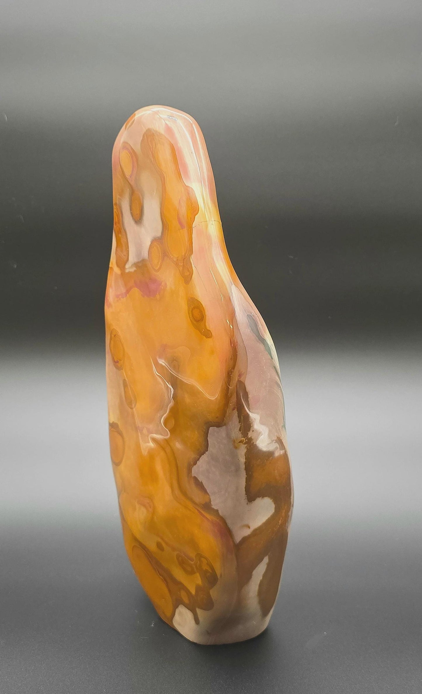 Extra Large Polychrome Jasper Freeform, Natural Home Decor Crystal Gift