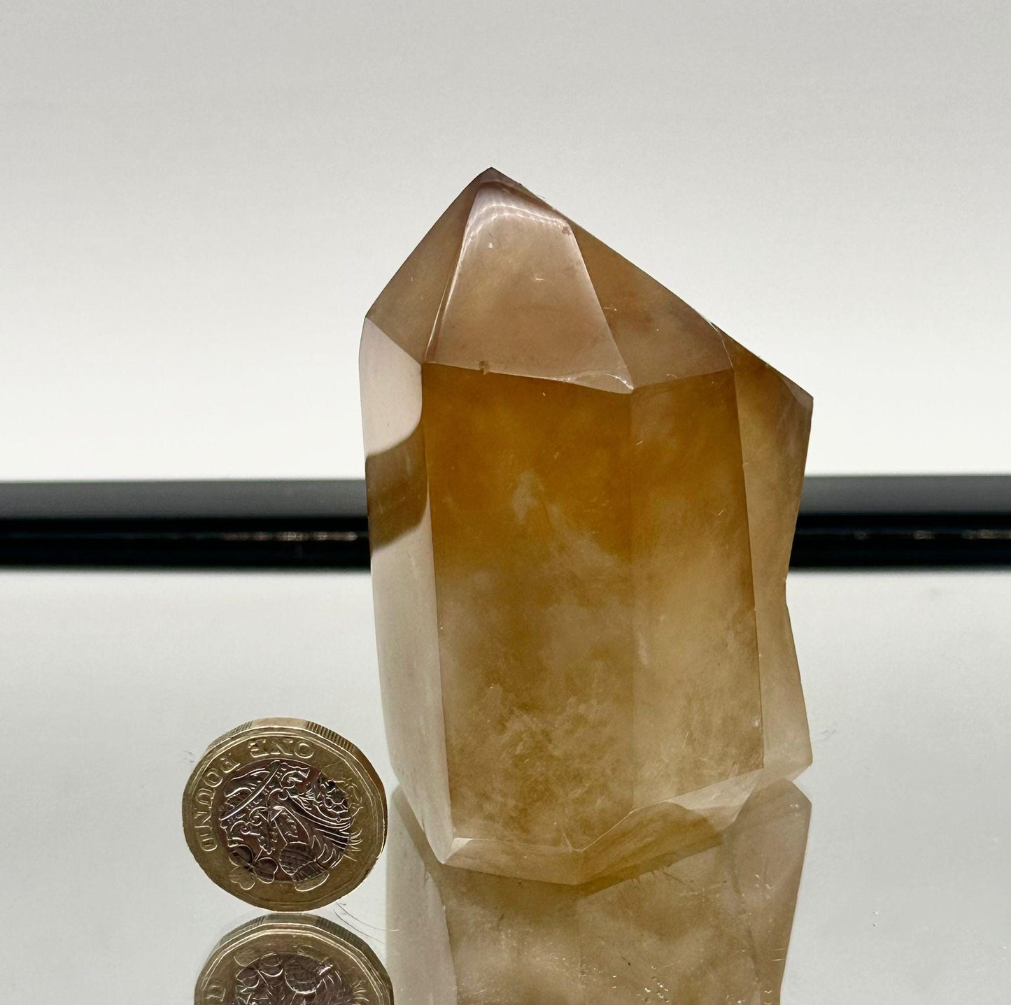 Citrine Crystal Tower Natural Polished Madagascar Point | Crystal Gift #21
