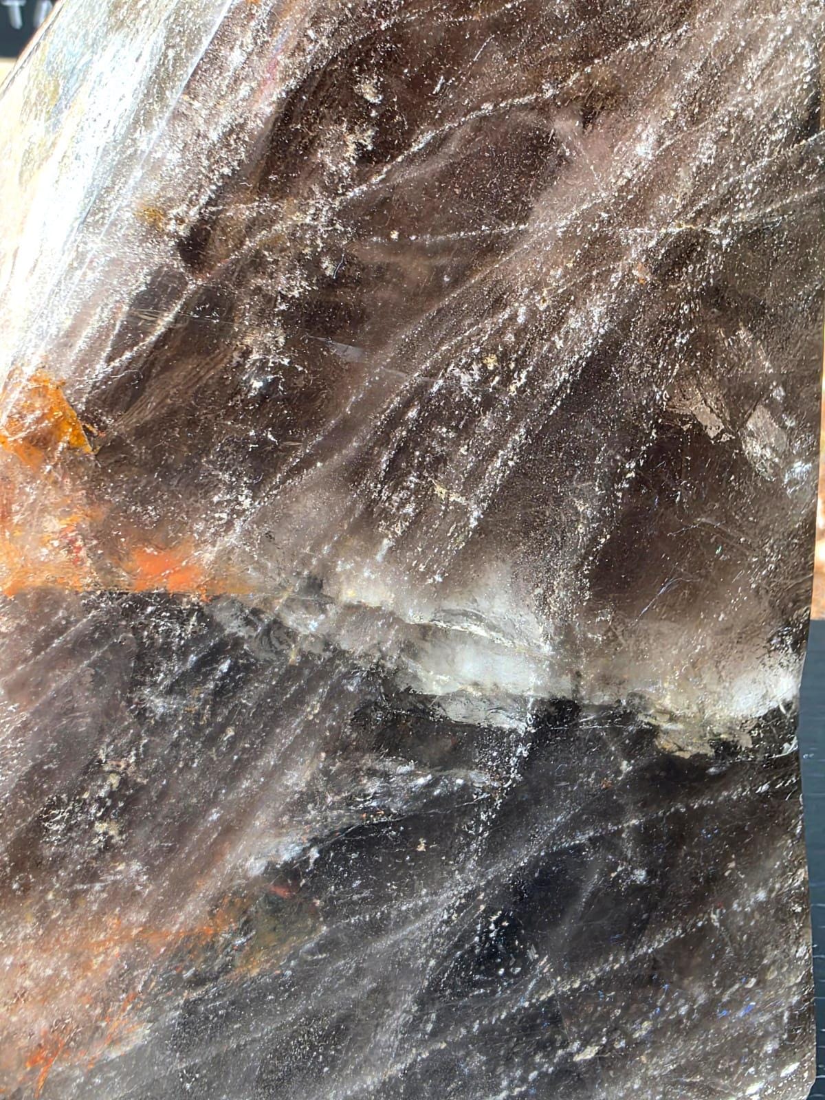 XL Smoky Quartz Freeform 6.8kg Madagascar Crystal |  Statement Piece Unique Home Decor