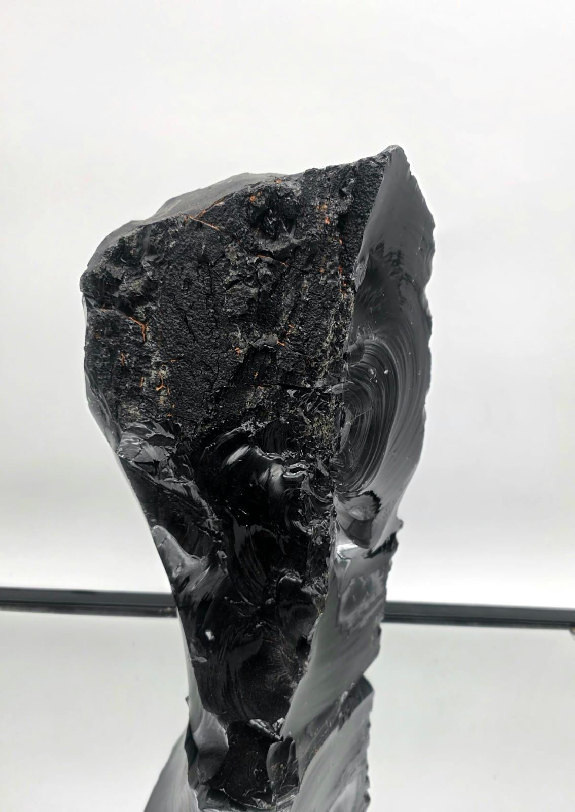 Large Natural Black Obsidian Crystal Freeform 8.9kg