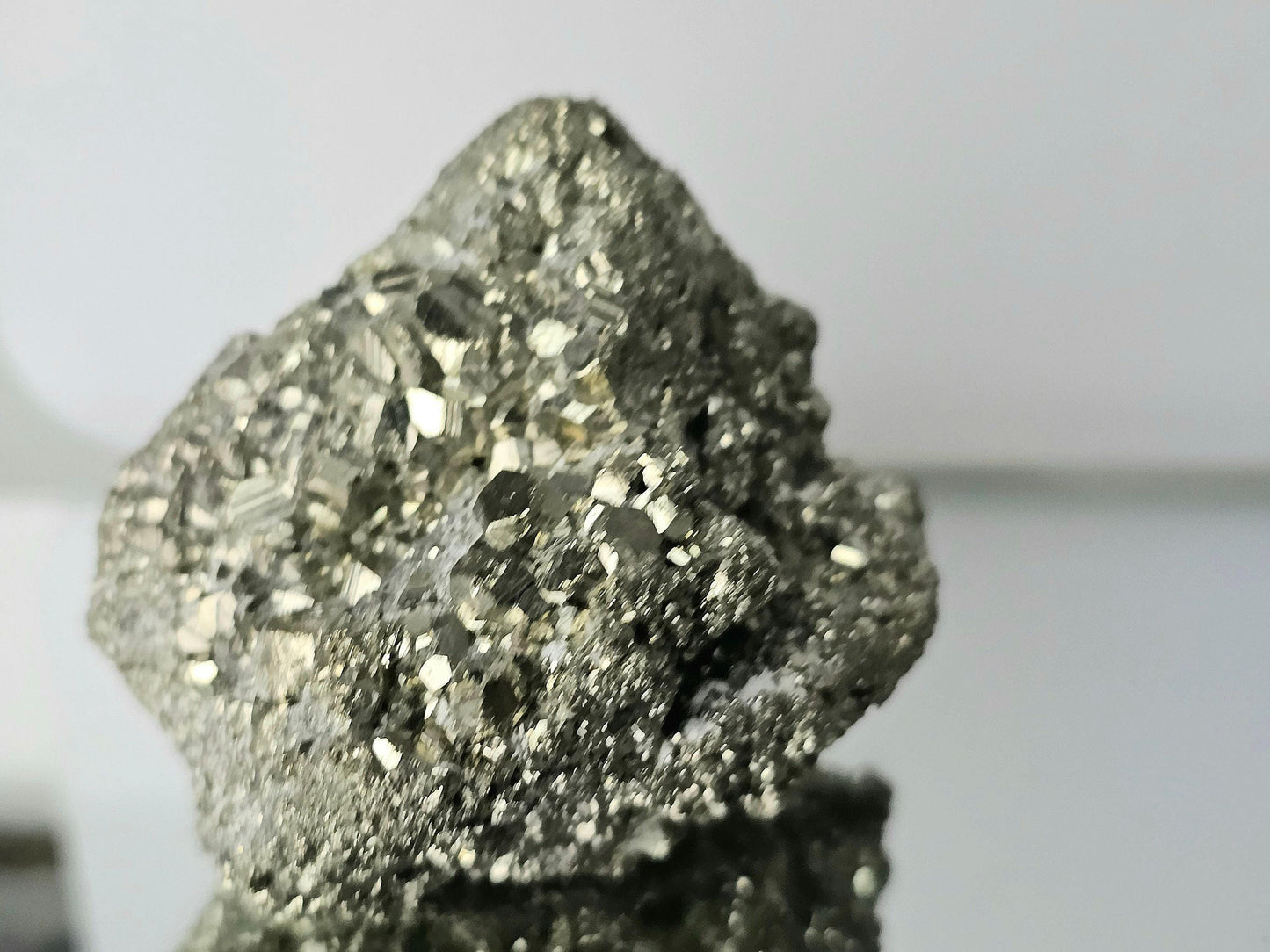 Large Pyrite Crystal Peru, Fool’s Gold Mineral Specimen, Crystal Gift