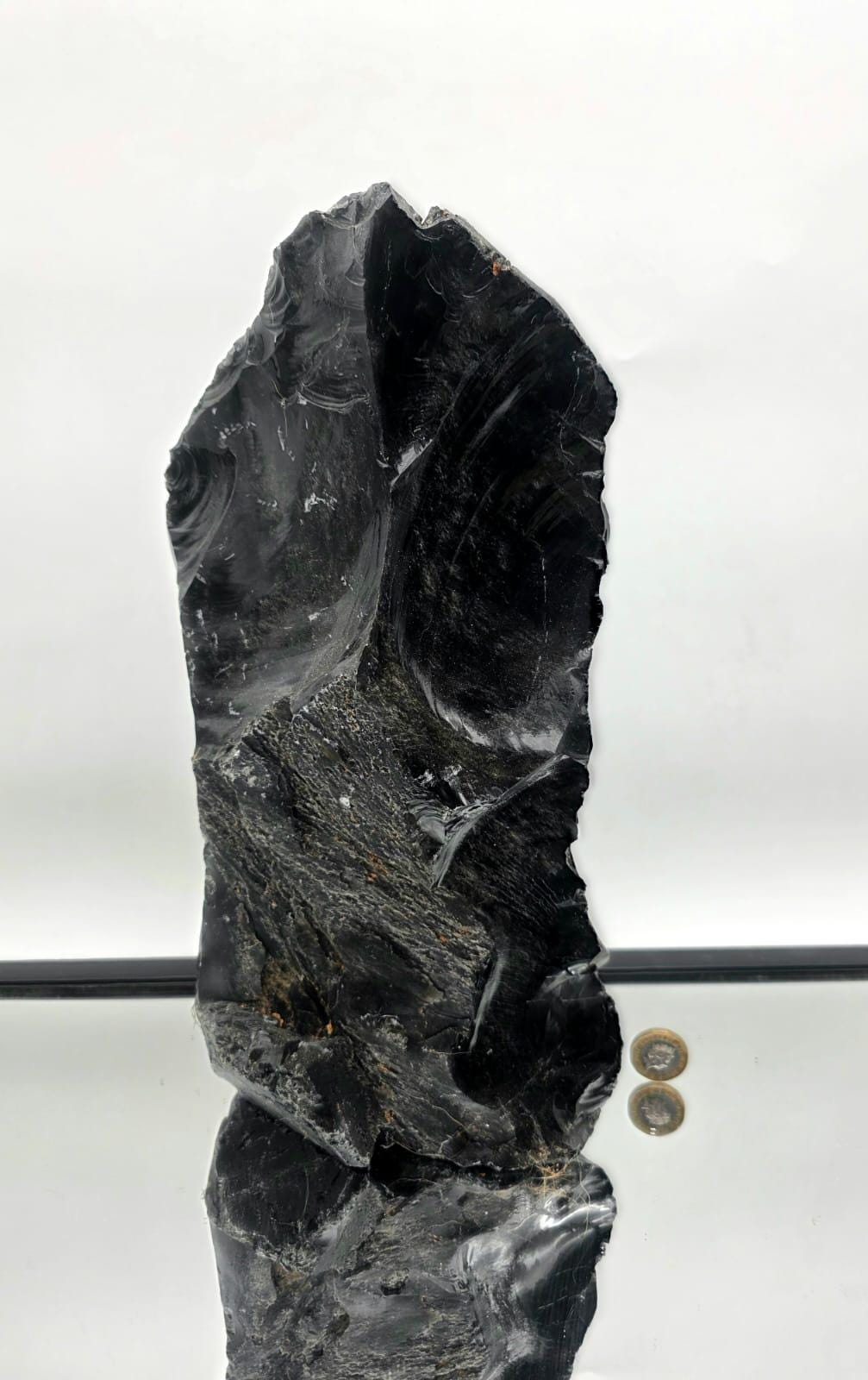 Large Natural Black Obsidian Crystal Freeform 8.2kg