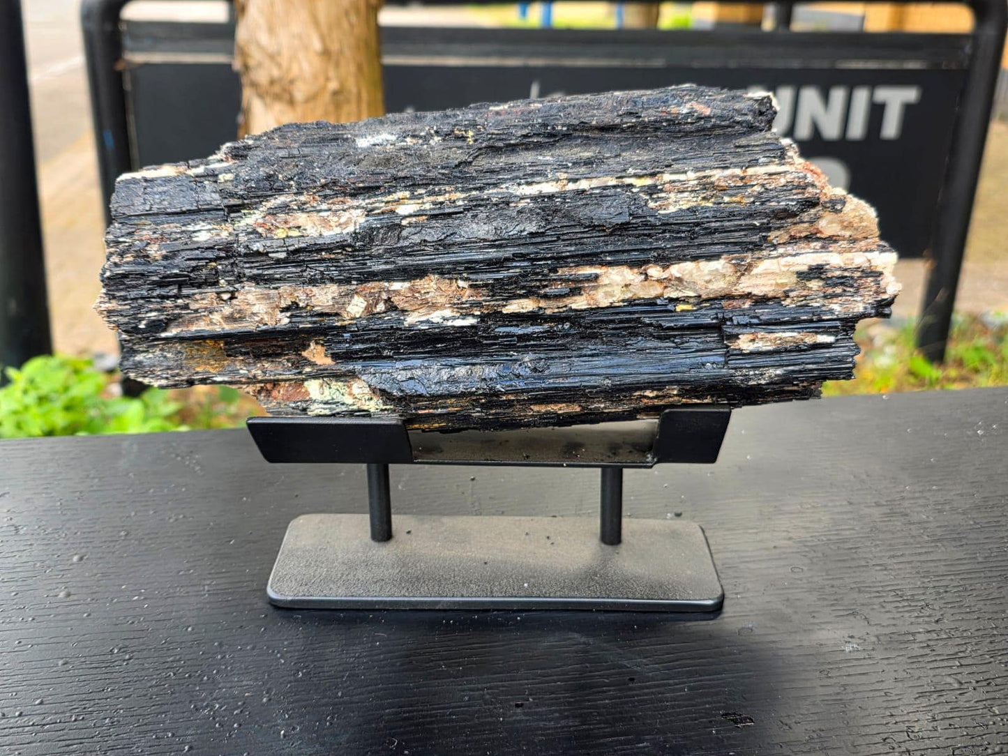 XL Black Tourmaline Crystal With Mica 9.37KG (#DP)