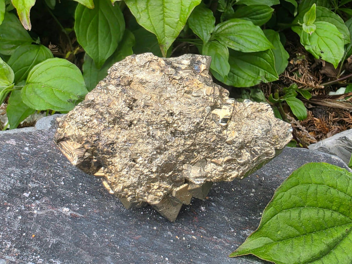 Large Peruvian Octahedral Pyrite Crystal Cluster | “Fool’s Gold” Specimen #11