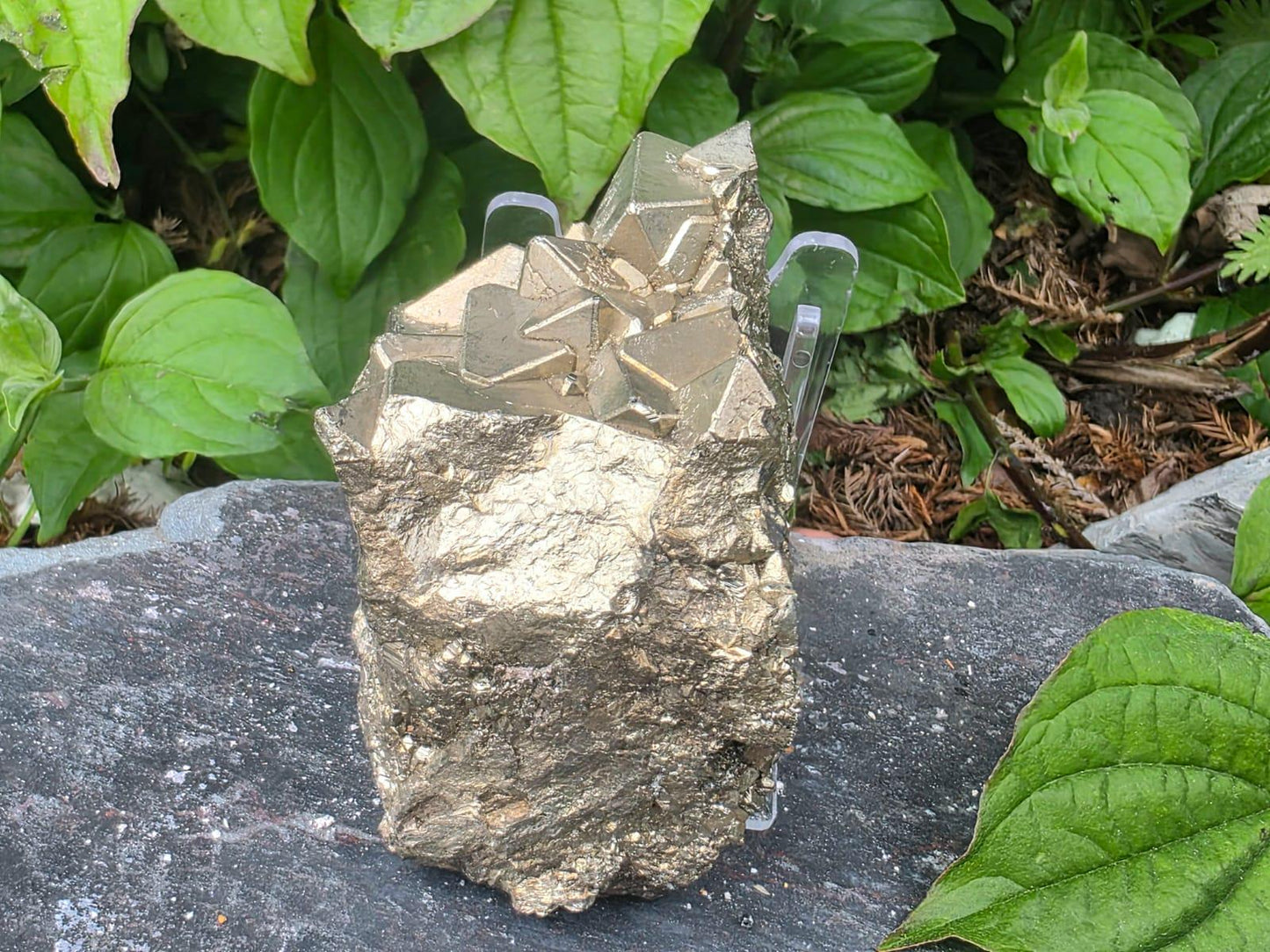 Large Peruvian Octahedral Pyrite Crystal Cluster | “Fool’s Gold” Specimen #11