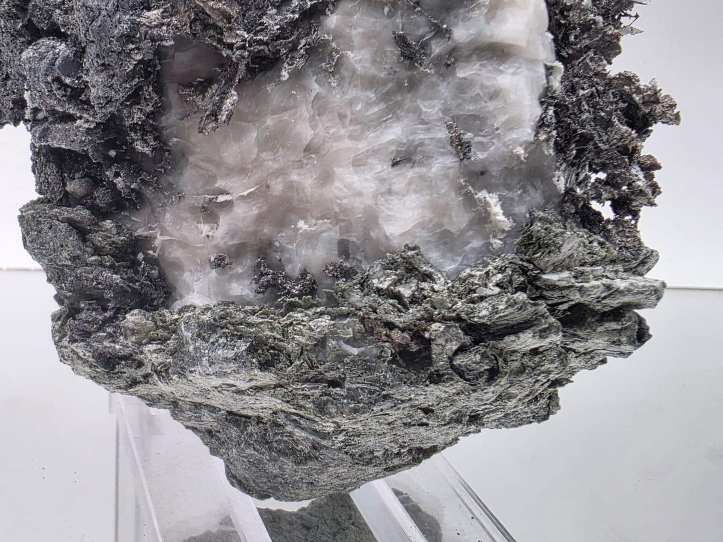 Large Native Silver Crystal in Calcite Matrix | Collectors Grade Mineral Specimen #16