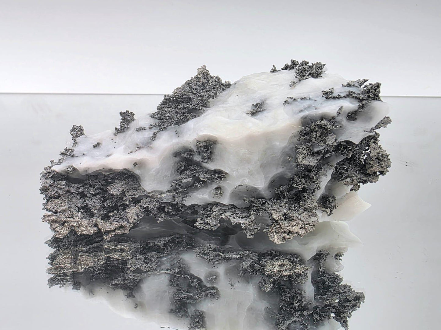 Native Silver Crystal in Calcite Matrix | Collectors Grade Mineral Specimen #15