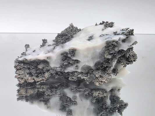 Native Silver Crystal in Calcite Matrix | Collectors Grade Mineral Specimen #15