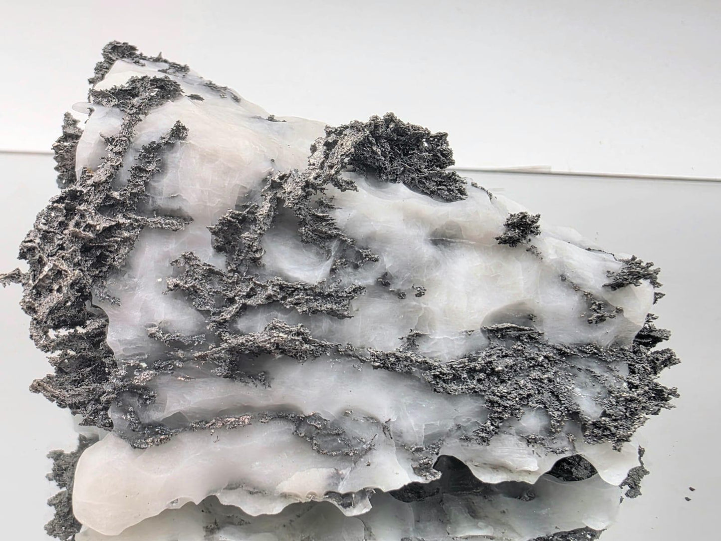 Native Silver Crystal in Calcite Matrix | Collectors Grade Mineral Specimen #15