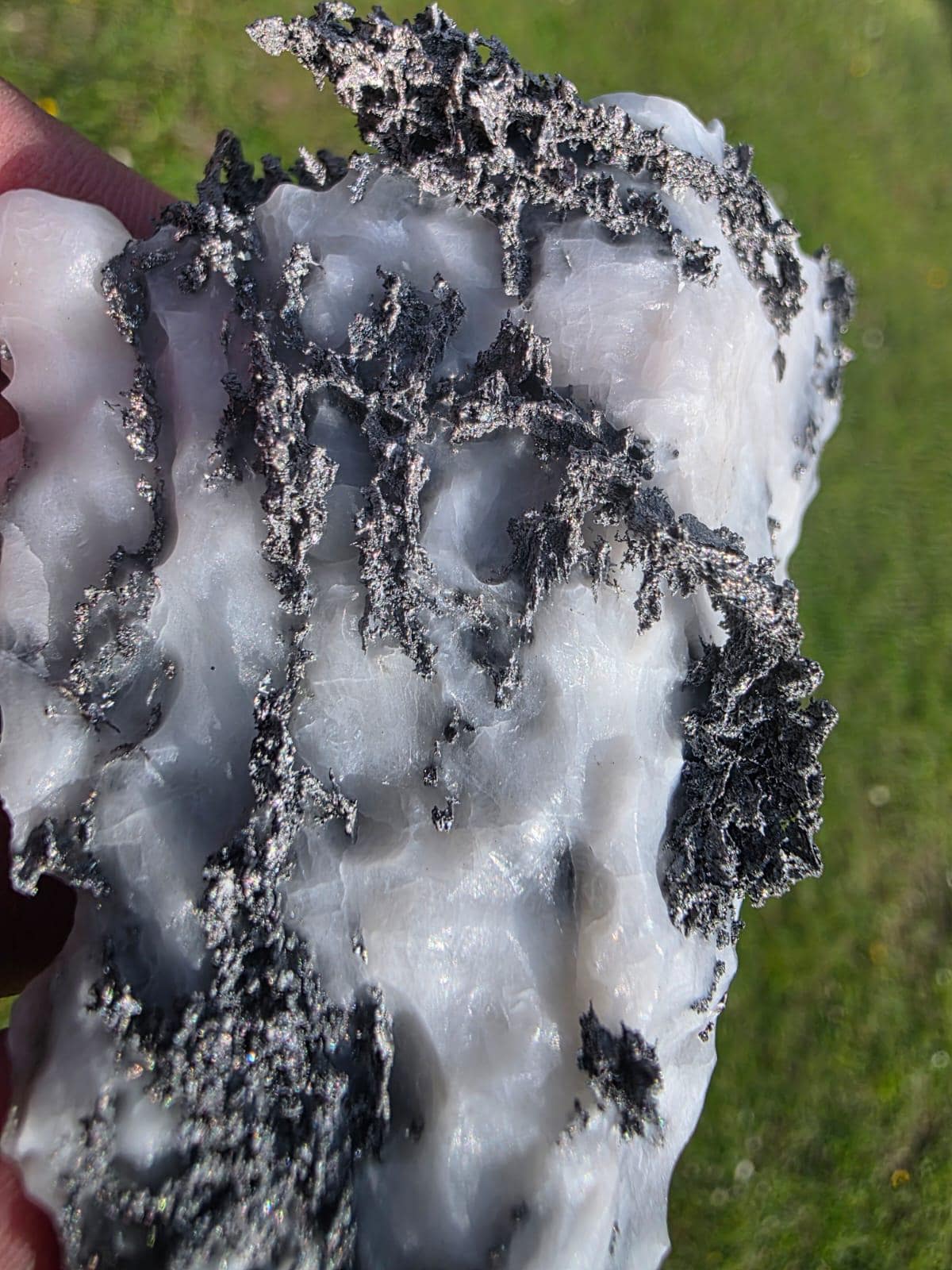 Native Silver Crystal in Calcite Matrix | Collectors Grade Mineral Specimen #15